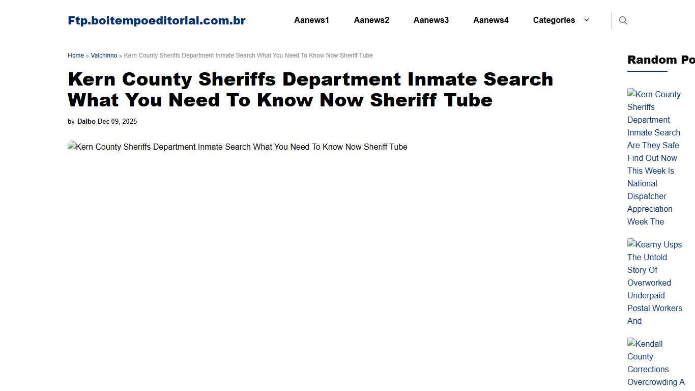 Kern County Sheriffs Department Inmate Search What You Need To Know Now Sheriff Tube